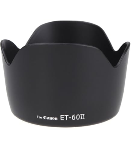 ET-60II Flower Lens Hood for Canon EF 75-300MM F/4-5.6 III EF-S 55