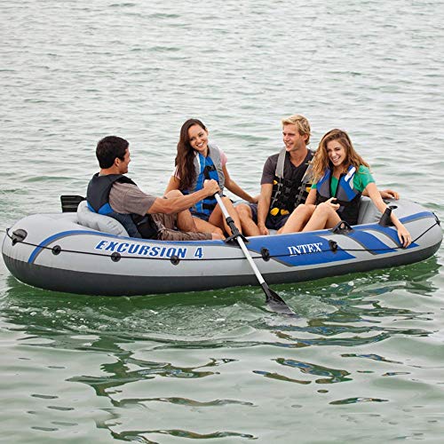 NgMik Komfort und Haltbarkeit Robustes Drifter-Vierpersonen-Schlauchboot 4 Personen Gummi-Ruderboot Fischerboot… – Bild 7