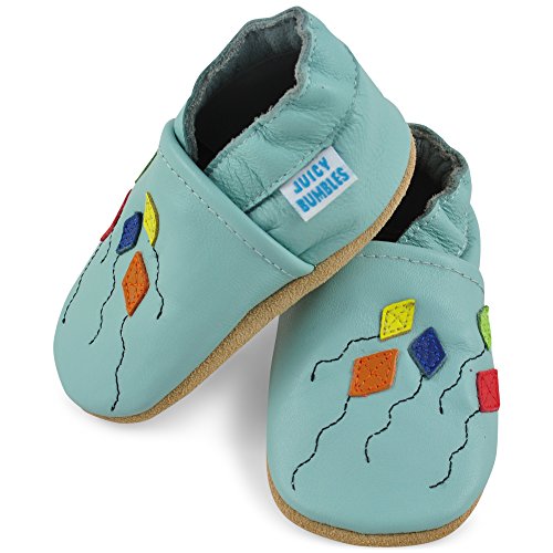 image for Juicy Bumbles Beautiful Soft Leather Baby Shoes - Toddler Shoes with S