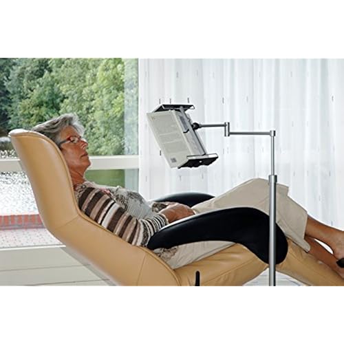 Lecco Book Holder Floor Stand Hands Free Comfortable Reading W