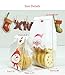 Christmas Treat Bags,Fashionclubs 100pcs/set OPP Flat Cello Cellophane Christmas Cookie Bakery Candy Biscuit Bags,Gift Wrapping Packaging Bags With Sealing Stickers