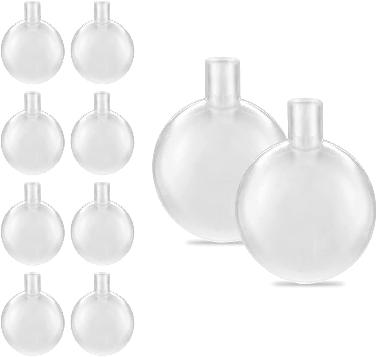 Andiker 10pcs SqueakersToys Noise Maker Plush Toy Repair Reed Insert Replacement for Dog Cat Baby Toy Repair (45mm 10pcs)