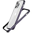 RAEGR Case | Anodized Aluminum Bumper | Supports Mag-Safe Wireless Charging | Edge Armor Protective Minimal Case Designed for iPhone 14 Pro Max (6.7-Inch) 2022 - Dark Purple RG10456