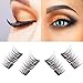 【Upgrade】Long Dual Magnetic False Eyelashes -Ultra Thin 3D Fiber Reusable magnetic eyelashes (8 Pcs Long)