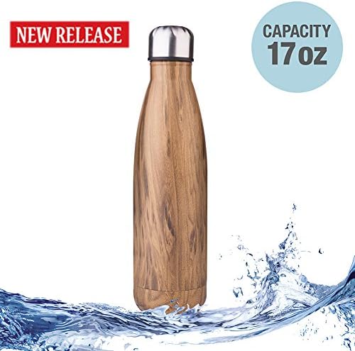Water Bottle - Vacuum Insulated Water Bottle | Leak Proof No Sweating, 17 or 30 Oz