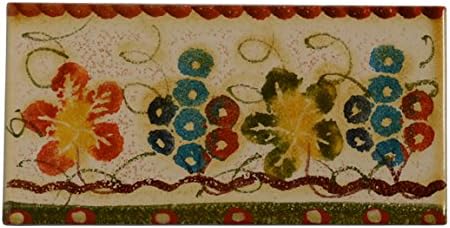 Italian Dinnerware - Terre di Chianti 4" by 8" Tile - Handmade in Italy from Our Terre Di Chianti Collection