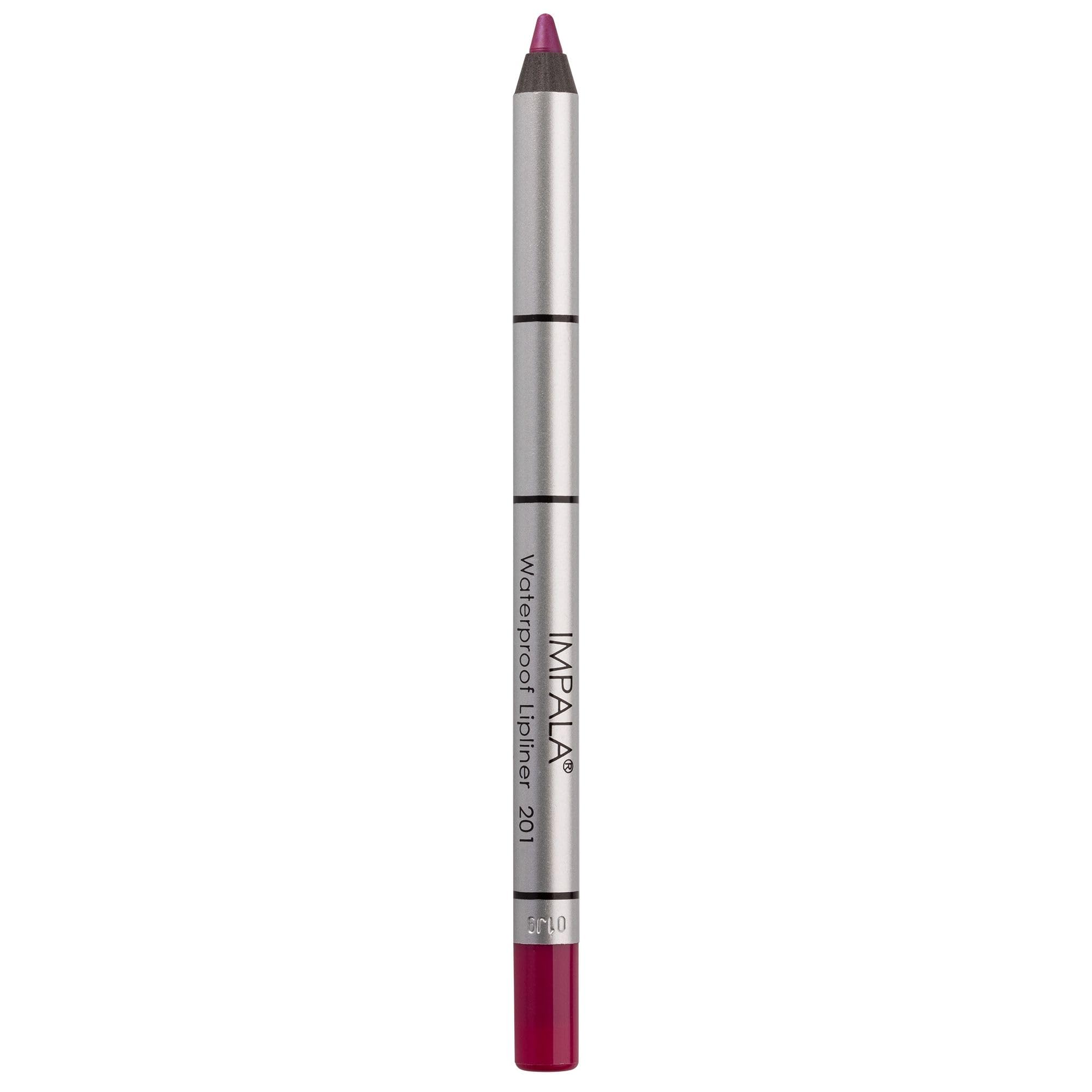 IMPALA | Creamy Waterproof Lip Pencil Intense Violet Color 201 | Permanent Lip Liner | Waterproof Lip Pencil | Long-lasting Lip Liner | Volumizing Effect