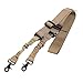 AIRSSON 2 Points Rifle Gun Sling Traditional Slings Cord Shoulder Strap for Outdoor Hunting Shooting Nylon (Tan)