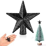 Hanaive Mini Christmas Tree Topper Small Christmas