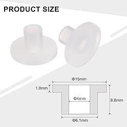uxcell 24pcs Flanged Sleeve Bearings Plastic