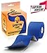 Sparthos Kinesiology Tape - Incredible Support for Athletic Sports and Recovery - Free Kinesio Taping Guide! - Rock Scar Therapist Kinesiotex Kinesiologytape - Uncut (Navy Blue)