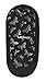 Lupo Women's Butterfly Terry No Slip Yoga Barre House Grip Socks, Medium Black