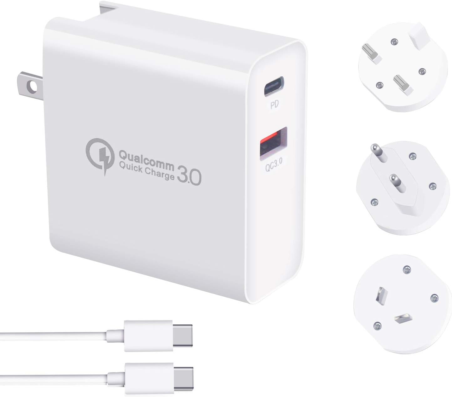 MacBook Pro Charger CIVIE 96W PD Power Charger Power Adapter for MacBook Pro 16 15 13 inch, New Air 13 inch,Works with Type C 96W 87W 61W 30W 29W USB C Charger Suits for All USB C Laptop and Phones