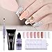 UR SUGAR 30ml Poly Quick Gel Nail Extension Builder Gel Lasting Finger Transparent Crystal Jelly Professional French Design Requires UV Lamp for Poly Manicure for Starter
