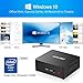 Mini PC, Update 8GB/128GB MSATA SSD Windows 10 64-bit Intel Celeron J4205 (up to 2.5GHz), 4K @60HZ/Dual HDMI/SATA/MSATA/TF Card/1000Mbps LAN/Dual WiFi/BT 4.0, Mini Computer Desktopthumb 3
