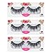 LashXO Lashes- DOLL UP-3 Packs Premium Quality False Eyelashes- High Quality Compare to brand make up and House of Lashes