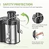 EASEHOLD 800W Juicer Machine Centrifugal Juice Extractor Whole Fruits And Vegetables, Easy to Clean,Stainless Steel with…