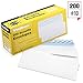 ValBox 200 Count #10 Self-Seal Security Envelopes, Windowless Design, Security Tint Pattern for Secure Mailing Envelopes, 4-1/8x9-1/2 Inches, White, Business Envelopes