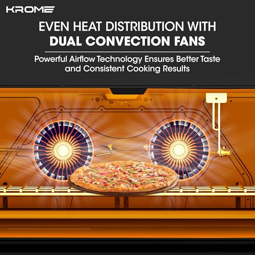 KROME 90x60cm Cooking Range, Matte Stainless Steel, Dual Layer Tempered Glass, Auto Ignition, Cast Iron Pan Support, Flame Failure Device, Adjustable Legs, LPG 28mbar, KR-CR9060G