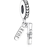 Doyafer 925 Sterling Silver Pendant Charm 2025 Graduation Pendants Suitable For Women Bracelet Necklace Graduation Gift