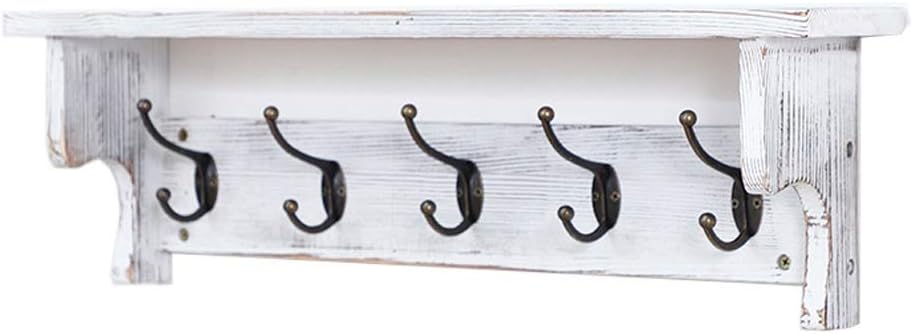 Percheros de pared HHGO Perchero montado en la Pared con Almacenamiento