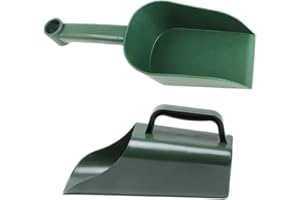 INOOMP 2pcs Gardening Soil Scoop Set Plastic Hand Shovel for Succulent Plants and Flower Pots with Large