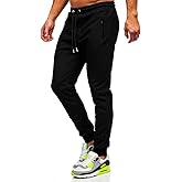 BUXKR Mens Casual Joggers Sweatpants for Jogging,Running or Athletic Activities