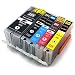 5x Ink Compatible For CANON PGI-255XXL CLI-251 PIXMA MX722 MX922 MX925