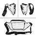 Clear Fanny Pack, BuyAgain Stadium Approved Waist Pack Durable Transparent PVC Cute Fanny Bag Purse With Adjustable Belt for Women Men, NFL Games, Concert, Travel, Events, Black