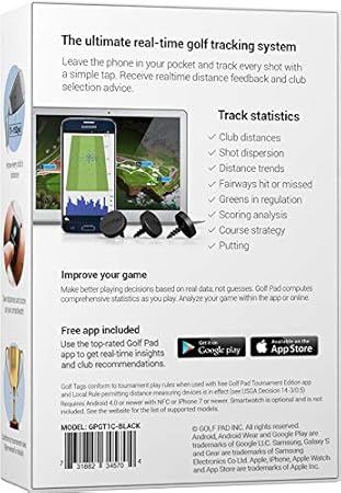 golf pad compatible watches