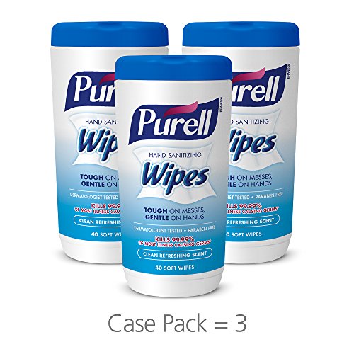 PURELL Hand Sanitizing Wipes Clean Refreshing Scent, NonAlcohol