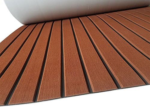 Soomj Eva Synthetic Teak Deck Mat Eva Foam Faux Teak Non Slip