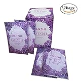 Pack of 12 Moth Repellent Sachets with All Natural Lavender for Closet Drawers or Cloakroom