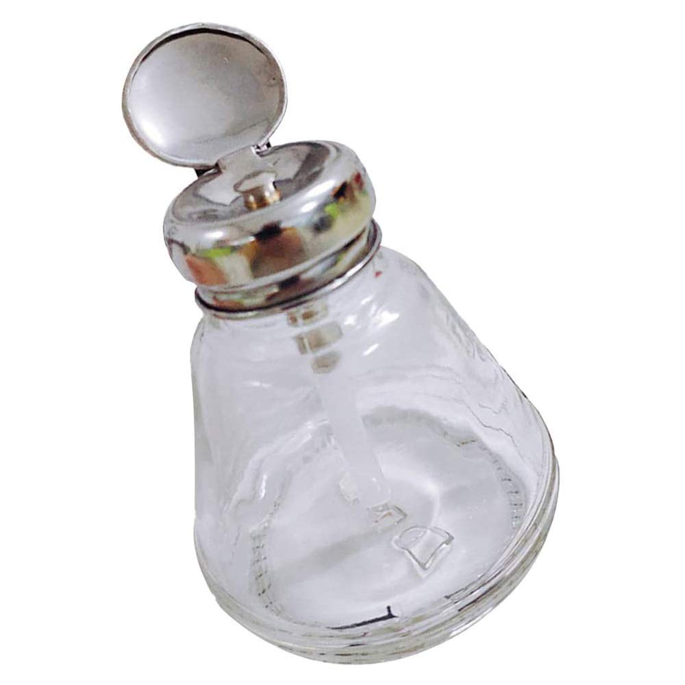 POFET One-touch Makeup Remover Press Bottle Alcohol Liquid Pump Dispenser