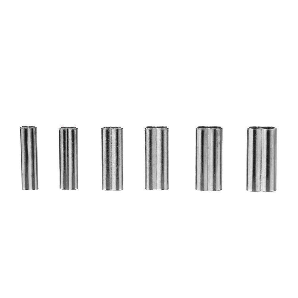 Fishing Line Tube Barrel Crimp Sleeves Fishing Line Tube High Strength Brass Copper Tube Connector Inside Diameter 1.2mm*10mm(1.0mm*10mm)