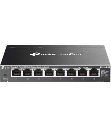 Amazon.com: Omada 5-Port 2.5G Multi-Gig Unmanaged Switch | 25Gbps