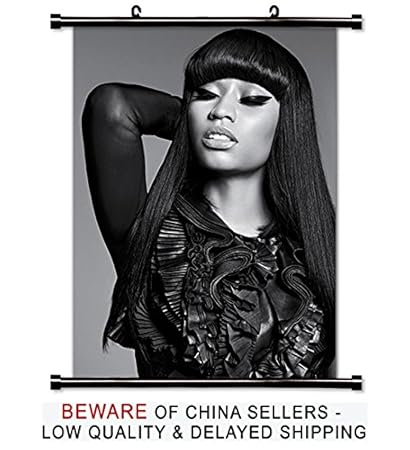Amazon Com Nicki Minaj Sexy Fabric Wall Scroll Poster 32x43