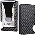 BSWolf Carbon Fiber Slim Minimalist Front Pocket Wallet Credit Card Case Holder RFID Blocking (01 carbon fiber black)