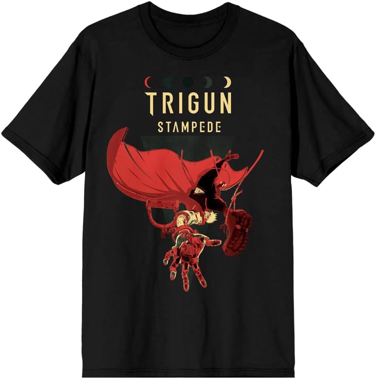 Trigun Stampede VASH On Rectangle Block Crew Neck Short Sleeve