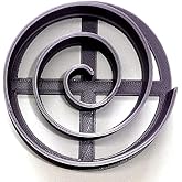 YNGLLC SWIRL DESIGN PATTERN CONCHA CUTTER MEXICAN SWEET BREAD STAMP MADE IN USA PR4393 Purple