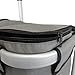 HOMZ Homz4670008 Euro Shopping Tote Cart w/Fabric Bag, Foldable, Aluminum Frame, Medium