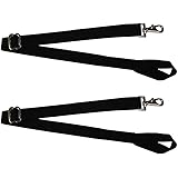 Derby Removable Elastic Leg Straps for Horse Blankets & Sheets One End Loop Safe Design - Pair