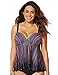 Swimsuits for All Women's Plus Size Flyaway Underwire Tankini Top