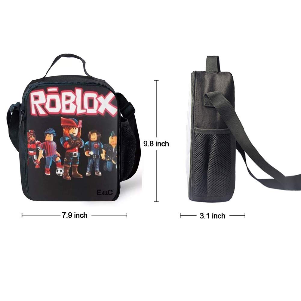 Amazoncom Kid Roblox Waterproof Lunch Box One Shoulder Bag - 