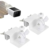 Tonton 2-Pack Gutter Mount Compatible with eufy Security SoloCam S220/C210, eufyCam 2C/2C Pro, 3/S330, 2/2 Pro, 3C/S300, 360&deg; Adjustable Weatherproof Mounting Bracket for Eufy Security Camera