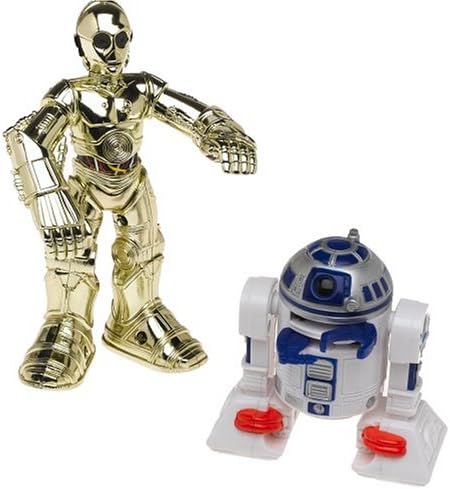 Star Wars Jedi Force C3Po & R2D2 Light-Up Figures Playskool