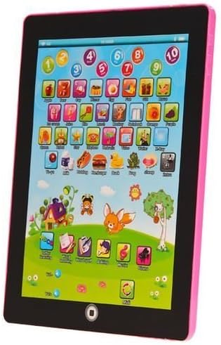 My First Tablet Kids Childrens Laptop Touch Type Learning Computer Educational Toy Game, Pink