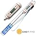 Chef-Pro Digital Cooking Thermometer - Instant Read LCD Screen - Best Thermometer for Meat, Grill, BBQ, Milk, Pot and Candy - Wireless with probe - 100% Lifetime Guarantee
