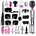 Wytinug 21pcs Rêšt-ŕáîntš Party Toys Kit 4 Vinrators Háńd Cûffs Chōkêŕ Mǿǔth Plùgš B-on-dd-Age Set