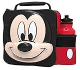 MICKEY MOUSE Kids Children 3D Lunch Box Bag With Sport Water Bottle